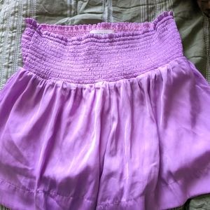 Lavender Silk Shorts